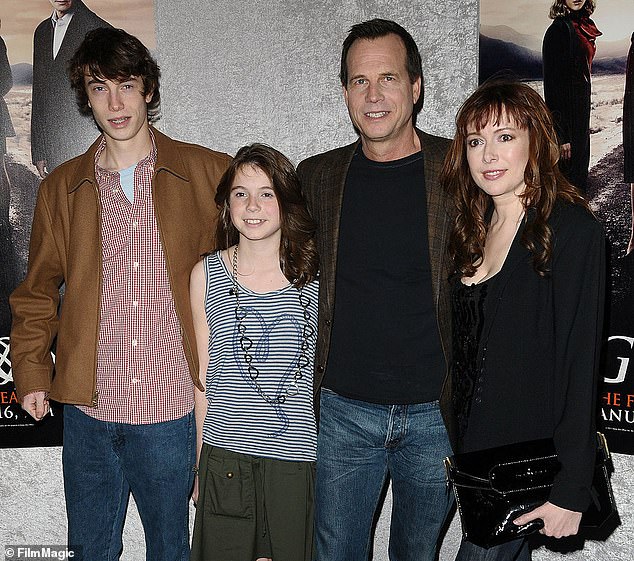 Family: The lawsuit was first filed by Bill Paxton's widow, Louise Paxton, and their children, James and Lydia Paxton, in February 2018.