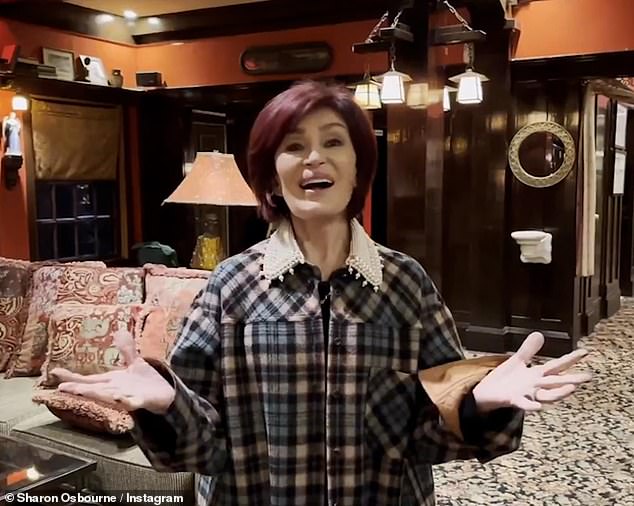 She's back: The TV personality, 70, took to Instagram on Monday to share a video message announcing her return to her Tuesday night TalkTV show The Talk