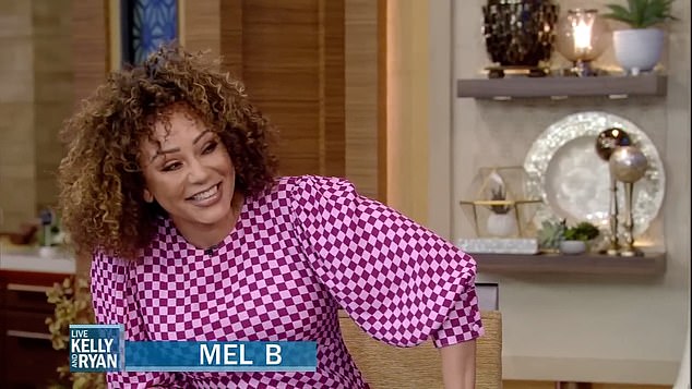 Speaking on Live with Kelly and Ryan, Mel detailed how she wore a dress with a 