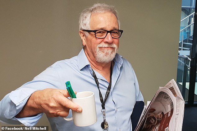Nine avoided the incident for the most part, but 3AW breakfast presenter Neil Mitchell (pictured) didn't shy away from the issue and undauntedly stood up for Stefanovic last week