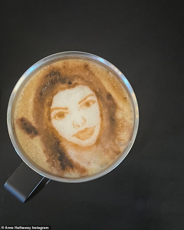 The Anne Latte!  The second photo showed a drink she received with very impressive latte art