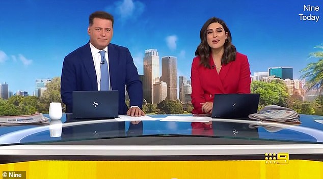 Karl Stefanovic (left) got into a fight with Michael Clarke and his girlfriend Jade Yarbrough earlier this month - and Channel Nine has steadfastly refused to cover it...until now