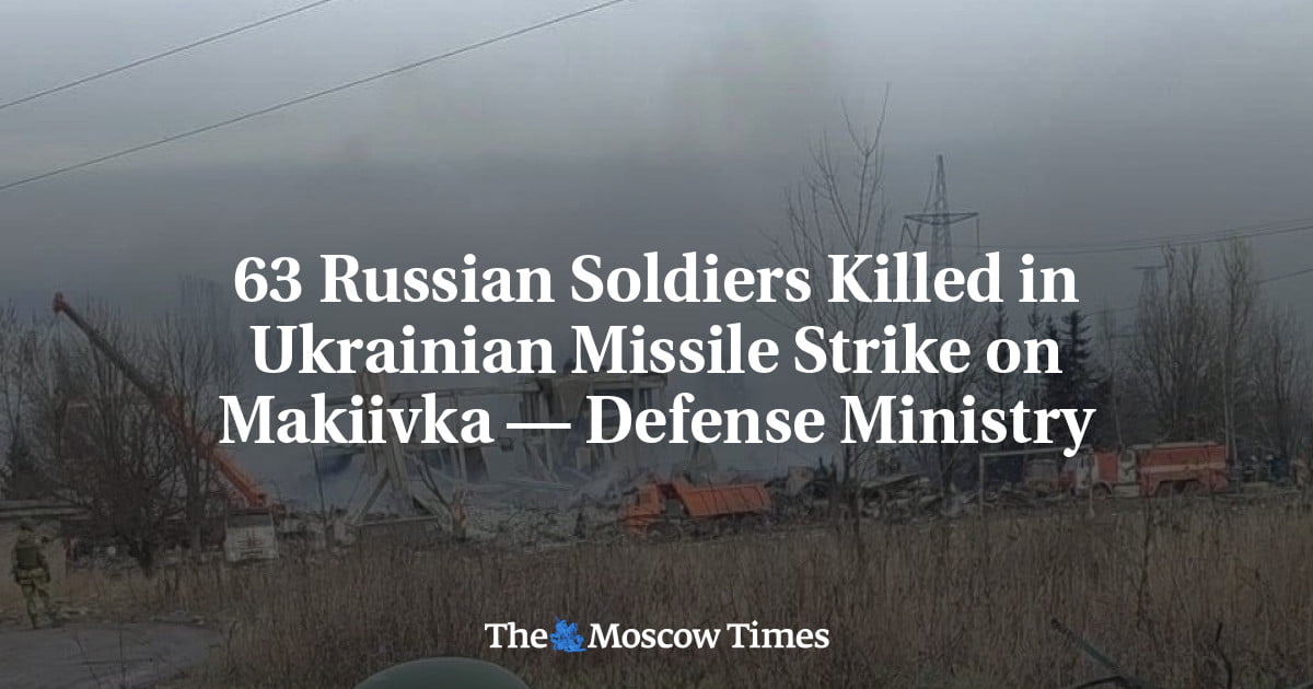 Significant number of Russian soldiers killed in Ukrainian missile attack