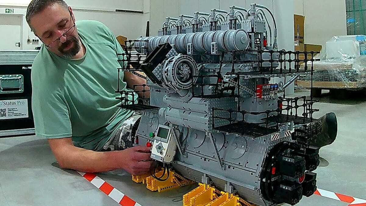 These massive Lego Technic diesel engines will eclipse anything youve