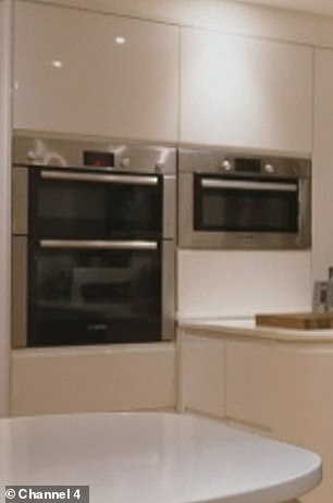 Woah: Katie recently showed off her renovated kitchen on her Channel 4 series