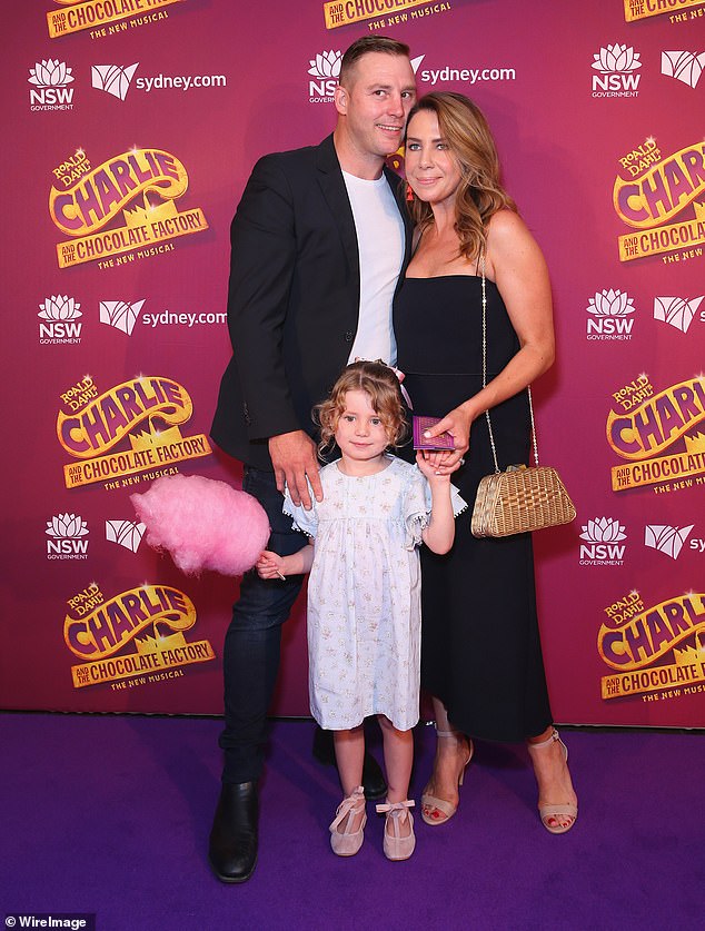 Kate was previously married to retired NRL player Stuart Webb, with whom she shares a daughter, Mae.  Together in the picture 2019