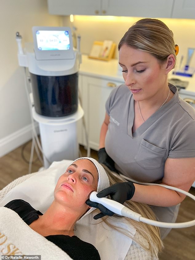 Makeover: Claudia is a longtime client of Dr.  Natalie Haworth, Northern aesthetics guru who has also worked with ex-Corrie star Helen Flanagan