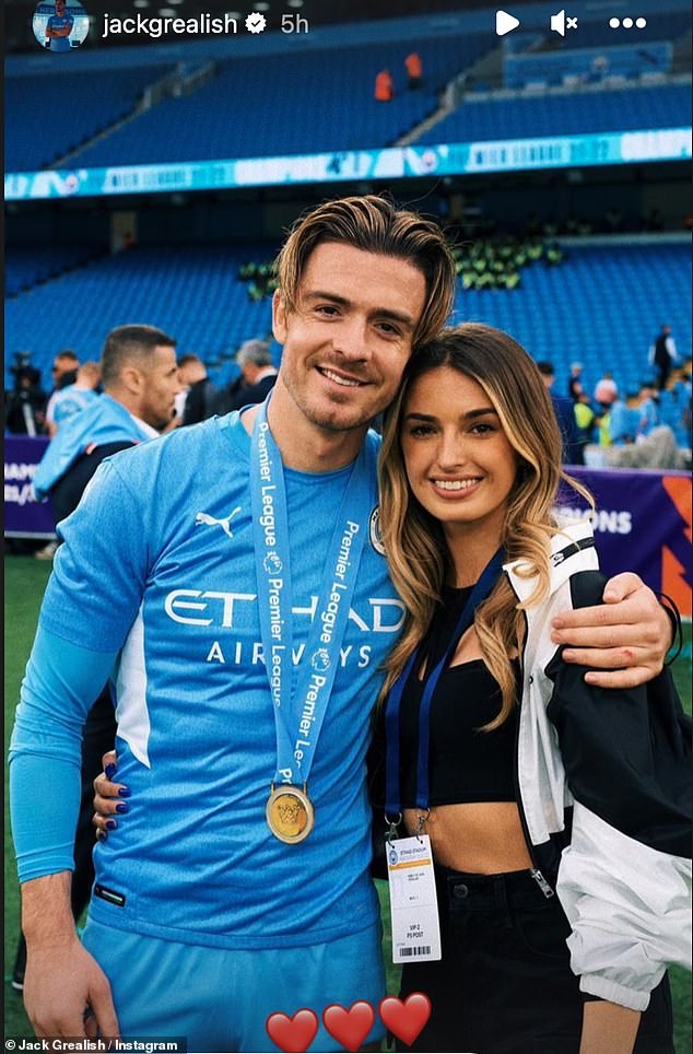 The 27-year-old Man City winger showed off his infamous pins in one of the snaps
