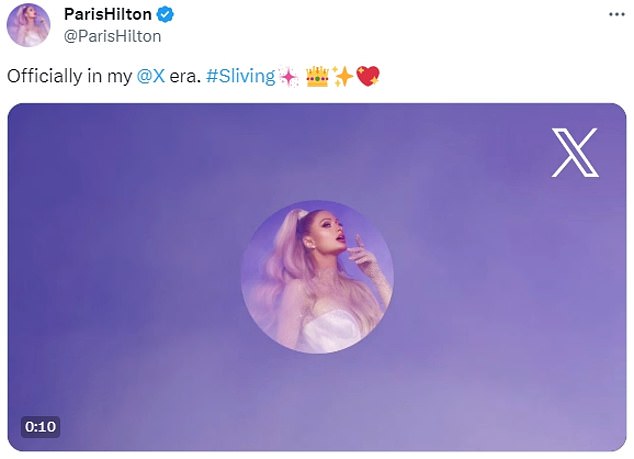 Exciting: The first deal of its kind focuses on live shopping and other exclusive content, including a custom hashtag for a famous Hilton word