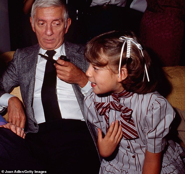 Nepo-Baby: Beverly Hills, 90210 was created by Darren Starr, but executive produced by Tori's powerful father Aaron Spelling (left, pictured in 1987), who built the second largest mansion in LA called 