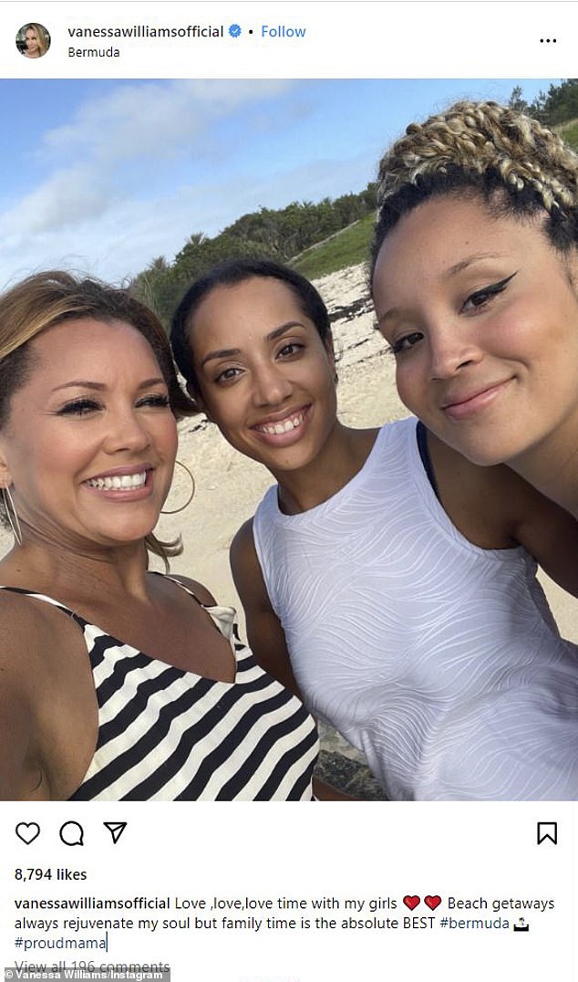 Family Matters: Willams also gushed about spending time with her other two daughters — Melanie Hervey, 36, and Jillian Hervey, 34 — in a November 2022 Instagram post